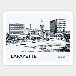 Lafayette Indiana Sticker